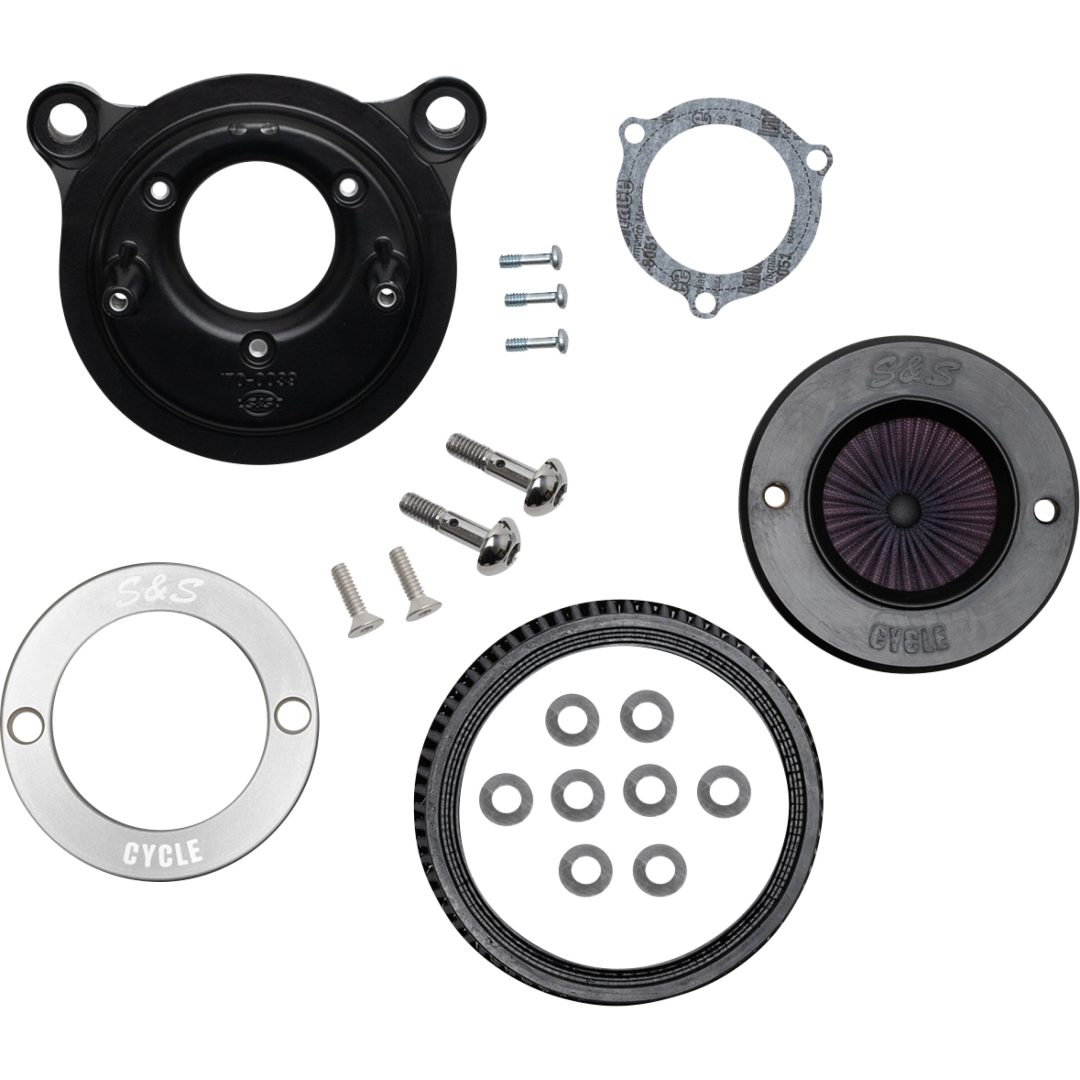 Luftfilterkit Air Stinger Stealth Svart/chrome S&S Cycle Luftrenare – bild 2
