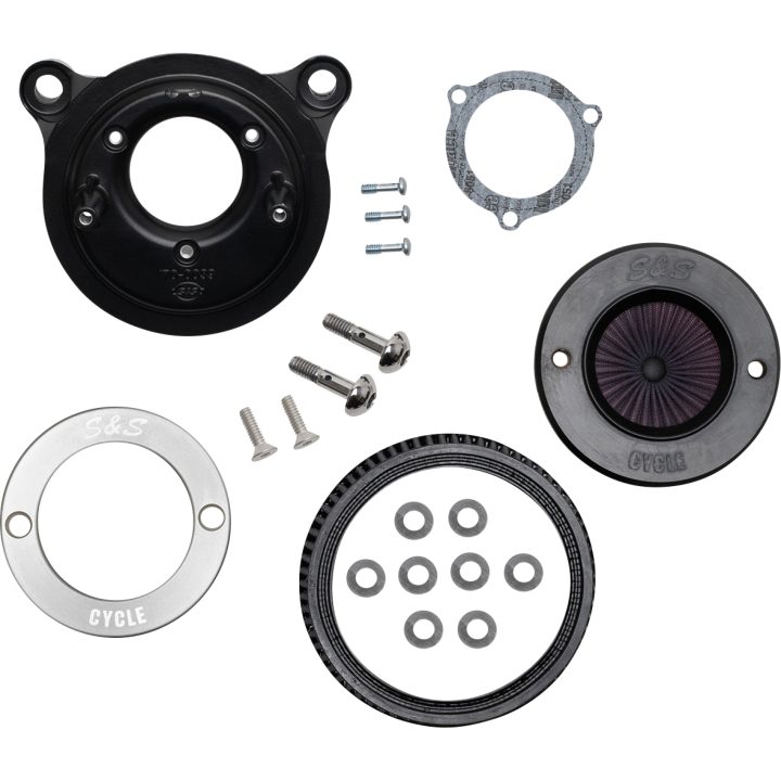 Luftfilterkit Air Stinger Stealth Svart/chrome S&S Cycle Luftrenare – bild 2