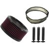 Luftfilterkit Big Power Svart TRASK Luftfilter – miniatyr 1