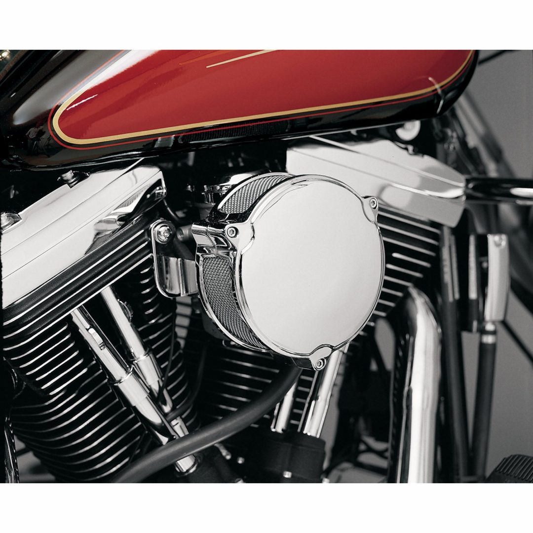 Luftfilterkit Dragtron Ii Silver/chrome DRAG SPECIALTIES 6" DRAGTRN II AIR CLNR