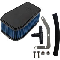 Luftfilterkit Stealth Svart Blå Silver S&S CYCLE