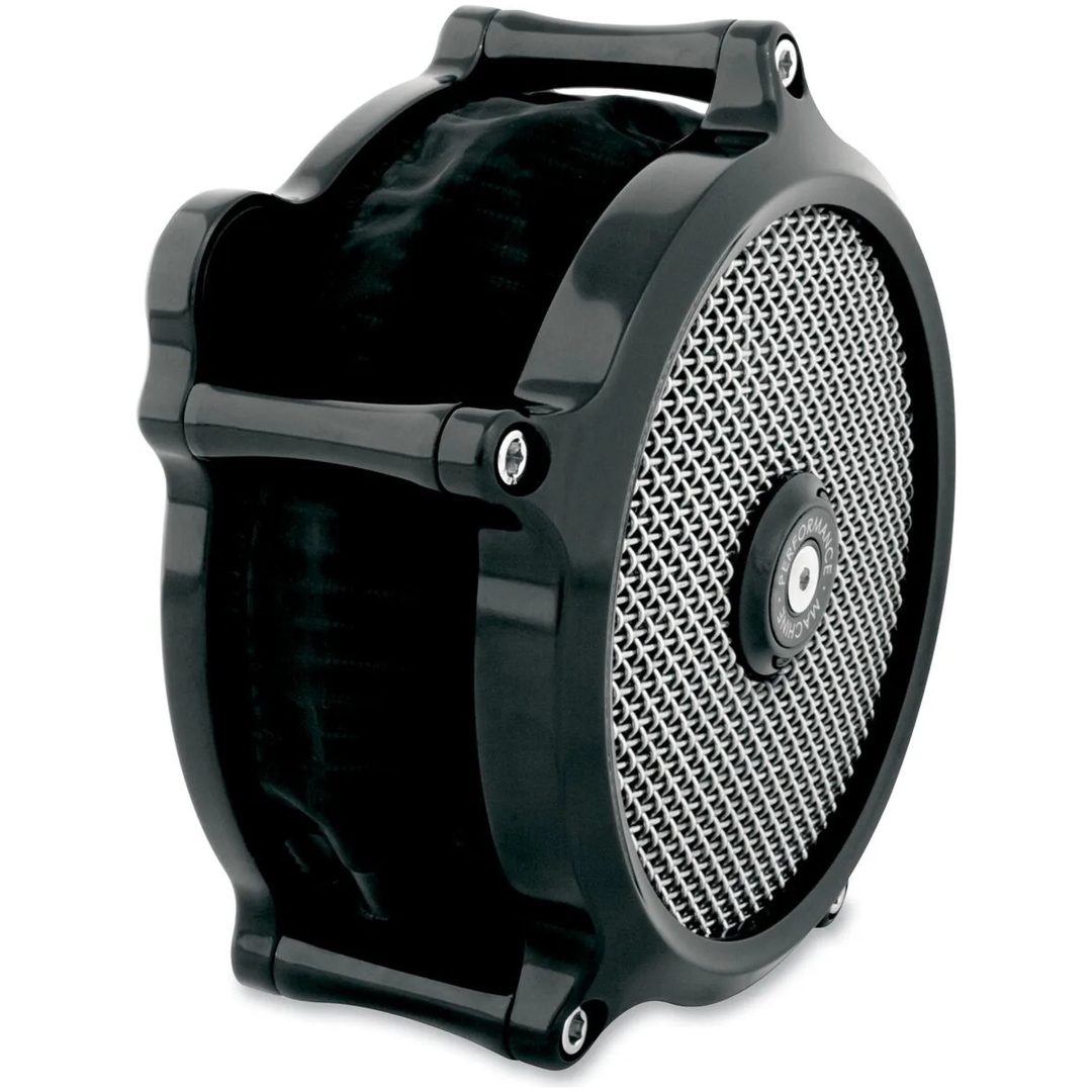 Luftfilterkit Super Gas Svart PERFORMANCE MACHINE – bild 2