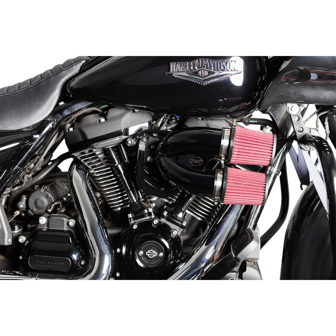 Luftfilterkit Tuned Induction Svart Gloss S&S Cycle Luftrenare – bild 5