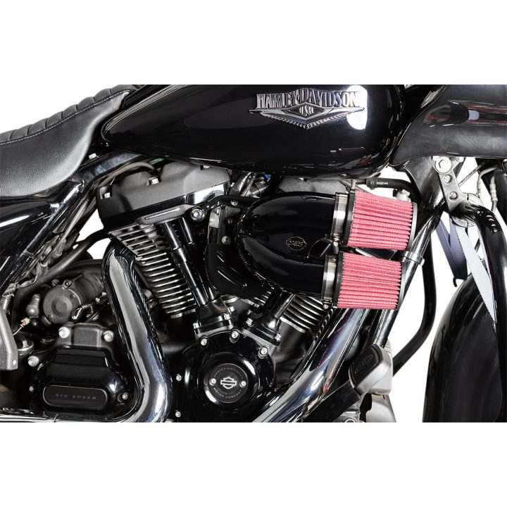 Luftfilterkit Tuned Induction Svart Gloss S&S Cycle Luftrenare – bild 5