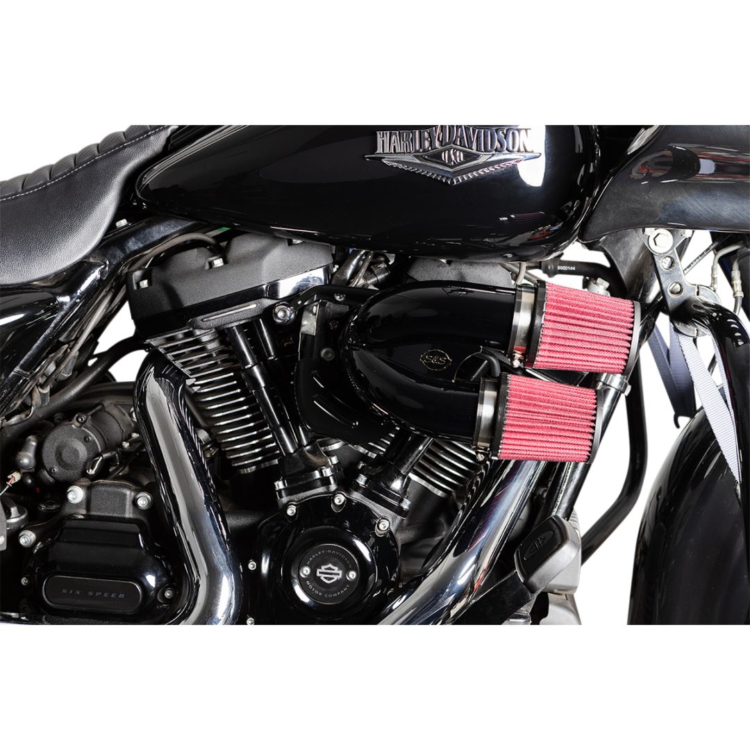 Luftfilterkit Tuned Induction Svart Gloss S&S Cycle Luftrenare – bild 2