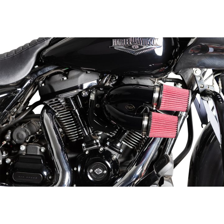 Luftfilterkit Tuned Induction Svart Gloss S&S Cycle Luftrenare – bild 2