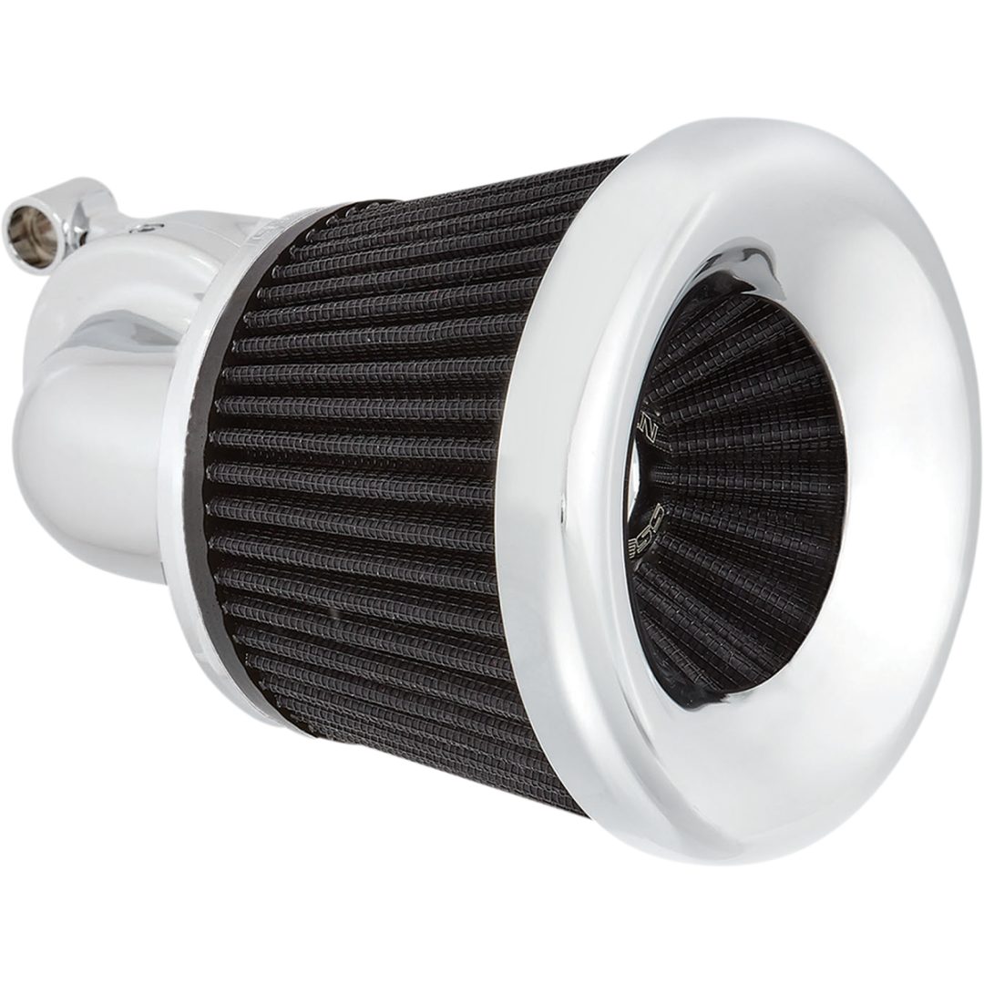 Luftfilterkit Velocity 90° Silver/krom ARLEN NESS Luftrenare