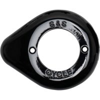 Luftfilterlock Teardrop Svart Glansig Pulverlackerad S&S Cycle
