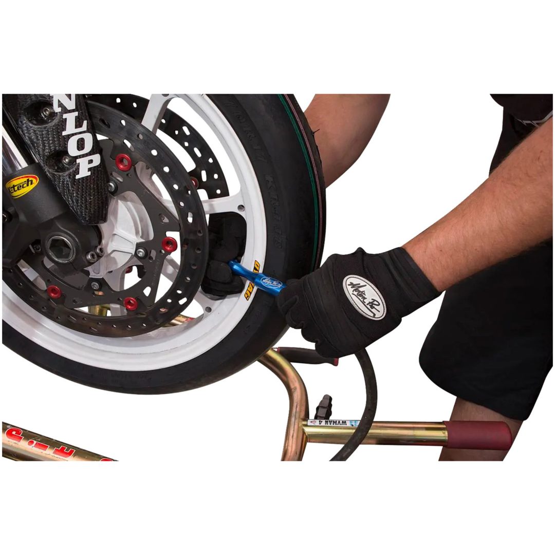 Luftkompressor Pro Fill™ Air Chuck Blå/Anodiserad Billet Aluminium MOTION PRO Däckpump – bild 2