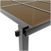 Lusthus antracit 3x3 m aluminium vidaXL – miniatyr 5