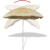 Lutbart strandparasoll Hawaii inspirerad vidaXL – miniatyr 3