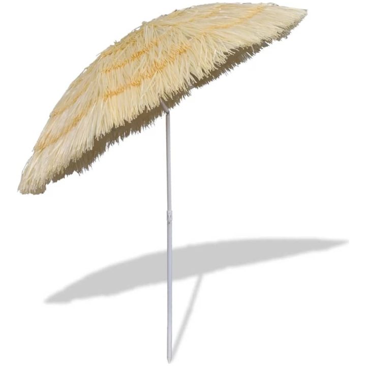 Lutbart strandparasoll Hawaii inspirerad vidaXL – bild 4