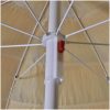 Lutbart strandparasoll Hawaii inspirerad vidaXL – miniatyr 6