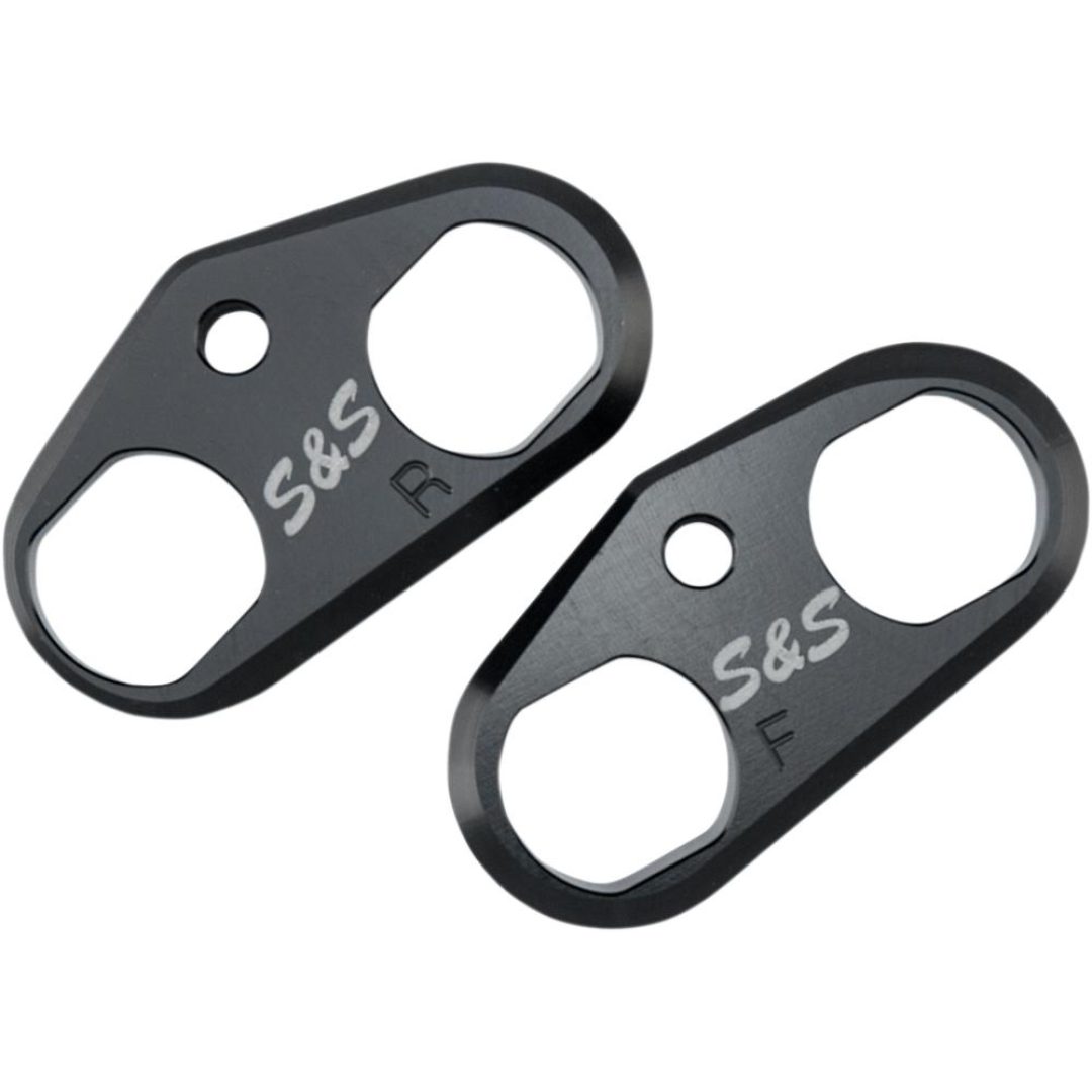 Lyftarguide Tappet Cuffs Svart Anodiserad S&S Cycle