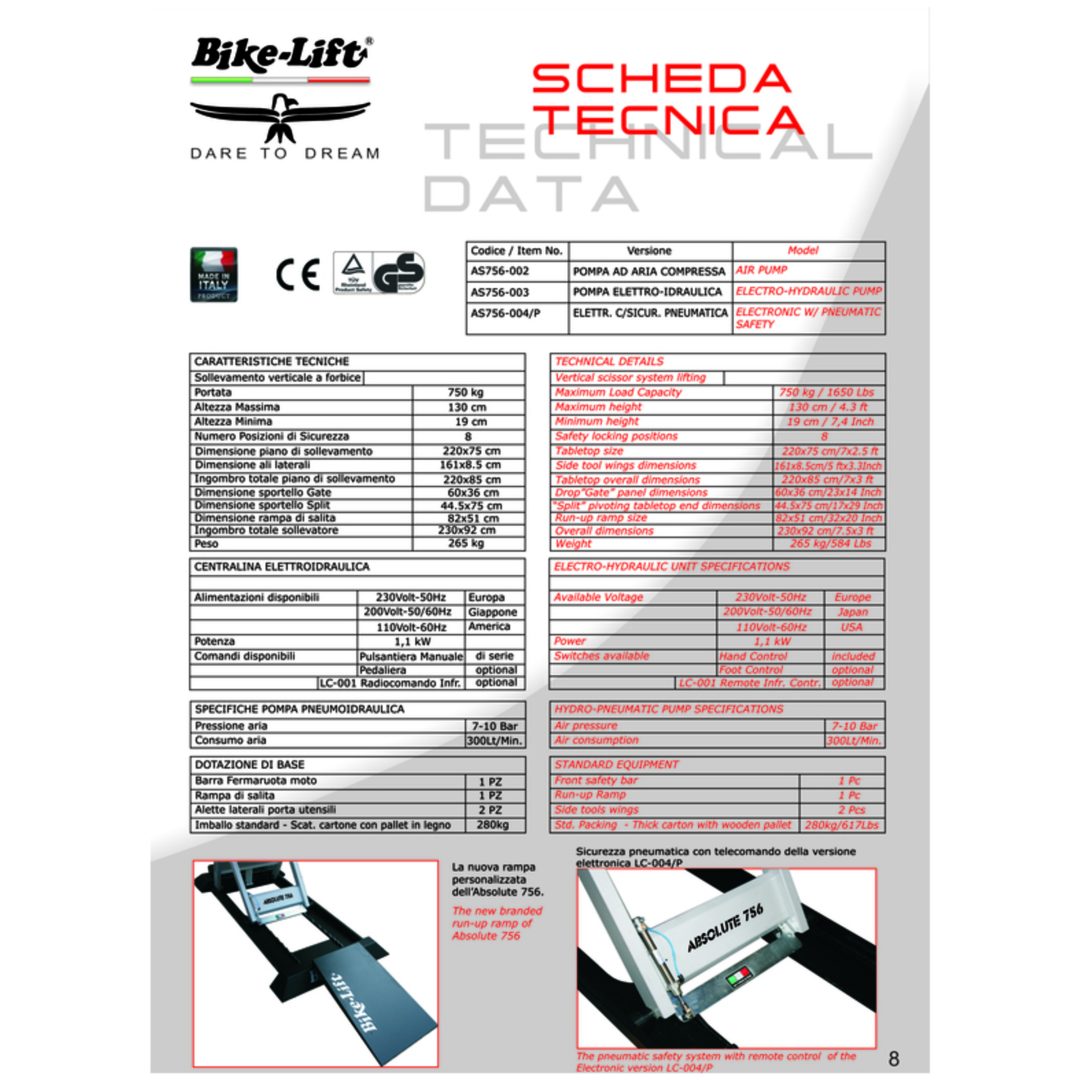 Lyftbord Absolute Split Bike-Lift – bild 3