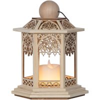 Lykta Lace Natur Star Trading
