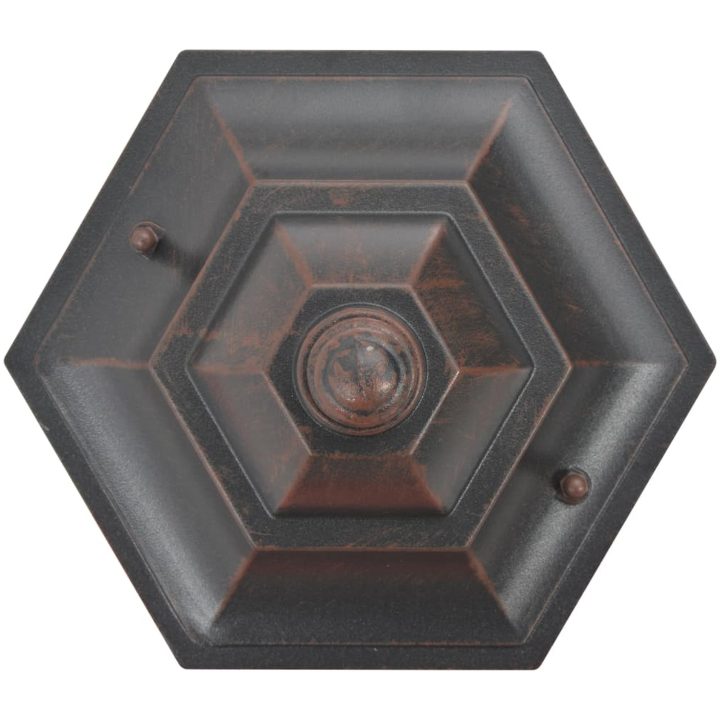 Lyktstolpar för trädgård 6 st E27 110 cm aluminium brons vidaXL – bild 4