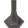 Lyktstolpar för trädgård 6 st E27 110 cm aluminium brons vidaXL – miniatyr 5