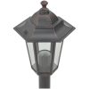 Lyktstolpar för trädgård 6 st E27 110 cm aluminium brons vidaXL – miniatyr 6