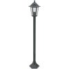 Lyktstolpar för trädgård 6 st E27 110 cm aluminium mörkgrön vidaXL – miniatyr 2