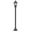 Lyktstolpar för trädgård 6 st E27 110 cm aluminium mörkgrön vidaXL – miniatyr 3