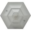 Lyktstolpar för trädgård 6 st E27 110 cm aluminium vit vidaXL – miniatyr 5