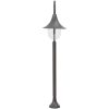 Lyktstolpe för trädgård E27 120 cm aluminium brons vidaXL – miniatyr 3