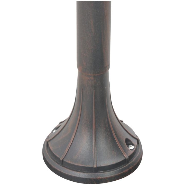 Lyktstolpe för trädgård E27 120 cm aluminium brons vidaXL – bild 6