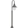 Lyktstolpe för trädgård E27 120 cm aluminium brons vidaXL – miniatyr 1