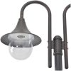Lyktstolpe för trädgård E27 220 cm aluminium 2 lyktor brons vidaXL – miniatyr 2