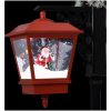 Lyktstolpe med jultomte svart och röd 81x40x PVC vidaXL 188 cm – miniatyr 7