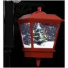 Lyktstolpe med jultomte svart och röd 81x40x PVC vidaXL 188 cm – miniatyr 8