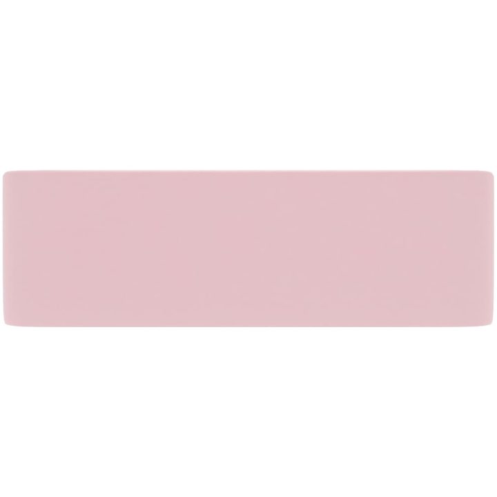 Lyxigt handfat matt rosa 41x30x12 cm keramik vidaXL – bild 4