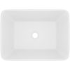 Lyxigt handfat matt vit 41x30x12 cm keramik vidaXL – miniatyr 3