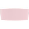 Lyxigt runt handfat matt rosa 40x15 cm keramik vidaXL – miniatyr 4