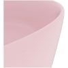 Lyxigt runt handfat matt rosa 40x15 cm keramik vidaXL – miniatyr 5