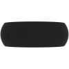 Lyxigt runt handfat matt svart 40x15 cm keramik vidaXL – miniatyr 4
