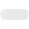 Lyxigt runt handfat matt vit 40x15 cm keramik vidaXL – miniatyr 4