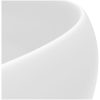 Lyxigt runt handfat matt vit 40x15 cm keramik vidaXL – miniatyr 5