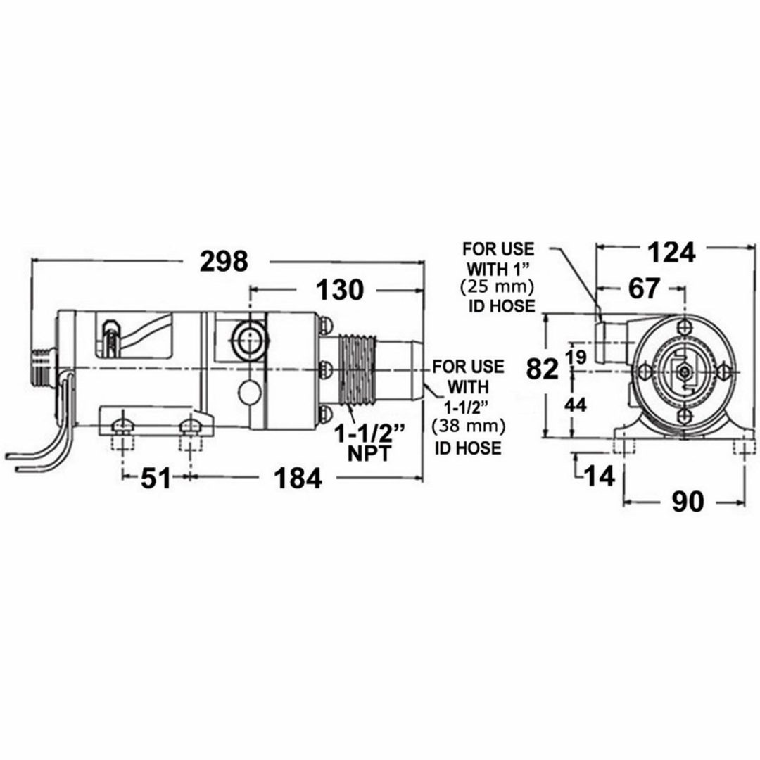 Maceratorpump Självsugande 12 V Osculati – bild 2