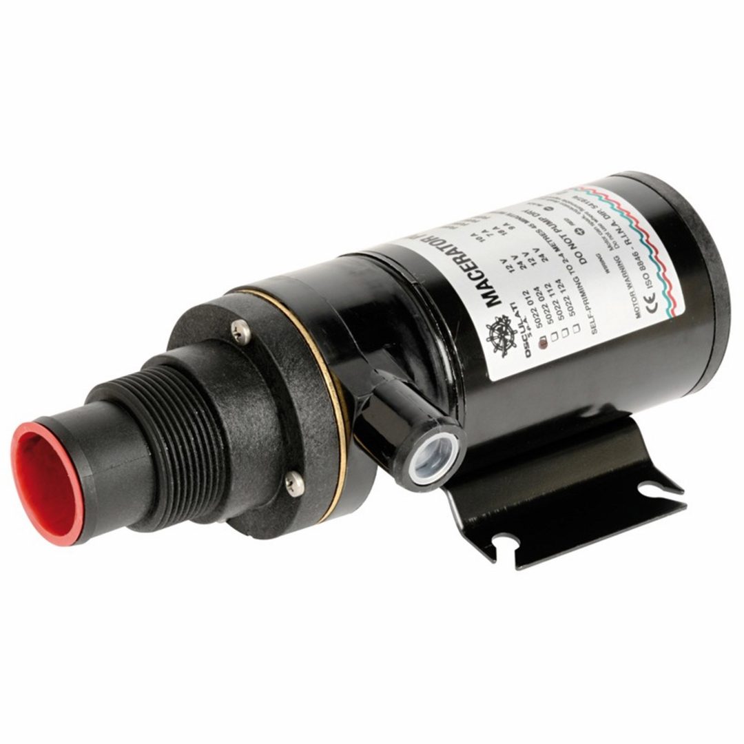 Maceratorpump Självsugande 12V 43l min Osculati