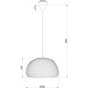 Malacca Taklampa 38cm, Natur ANETA HOME Natur – miniatyr 7