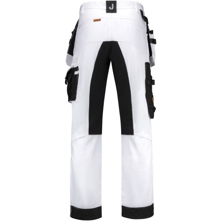 Målarbyxor Core Stretch Vit Svart Jobman – bild 3