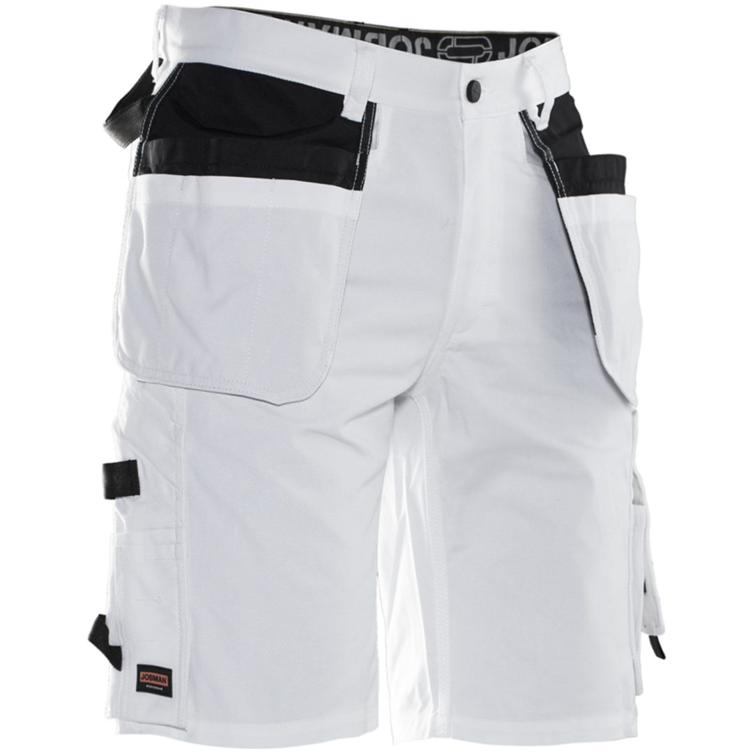 Målarshorts 2132 Technical Vit/Svart Jobman C44