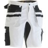 Målarshorts 2178 Core Stretch Vit Svart Jobman – miniatyr 2