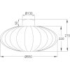 Mamsell Plafond 65 Cm, Vit ANETA HOME Vit – miniatyr 6