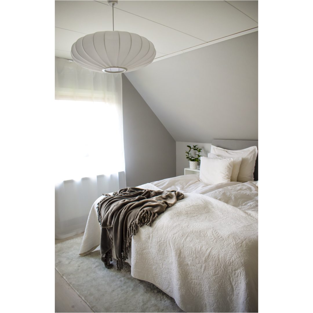 Mamsell Taklampa 55 Cm, Vit ANETA HOME Vit – bild 5