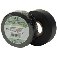 MANTELTEJP 51 10Mx25MM SVART