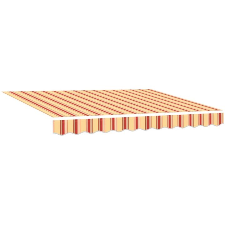 Manual Utdragbar Markis Gul och Orange 300x250 cm vidaXL Large – bild 4
