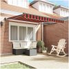 Manual Utdragbar Markis Orange och Brun 300x250 cm vidaXL Standard – miniatyr 3